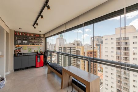 Varanda de apartamento para alugar com 2 quartos, 70m² em Chácara Santo Antônio (Zona Sul), São Paulo