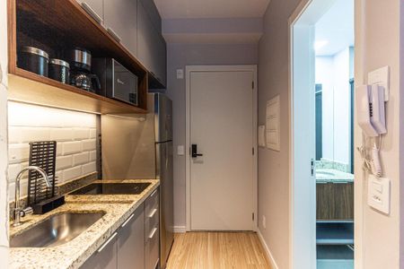 Studio para alugar com 24m², 1 quarto e sem vaga Studio para alugar com 24m², 1 quarto e sem vagaCozinha