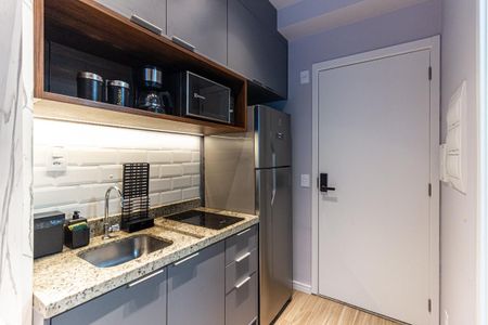 Studio para alugar com 24m², 1 quarto e sem vaga Studio para alugar com 24m², 1 quarto e sem vagaCozinha