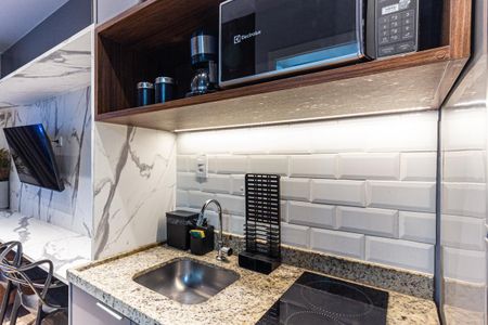 Studio para alugar com 24m², 1 quarto e sem vaga Studio para alugar com 24m², 1 quarto e sem vagaCozinha