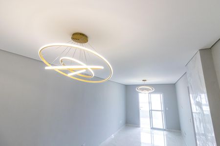 Detalhe da sala de apartamento para alugar com 3 quartos, 132m² em Vila Caiçara, Praia Grande