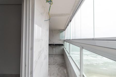 Varanda de apartamento para alugar com 3 quartos, 132m² em Vila Caiçara, Praia Grande