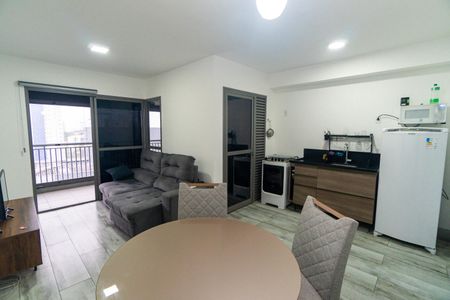 Sala/Cozinha de apartamento à venda com 2 quartos, 62m² em Vila Guarani, São Paulo