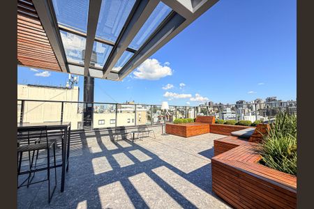 Studio para alugar com 24m², 1 quarto e sem vagaTerraço