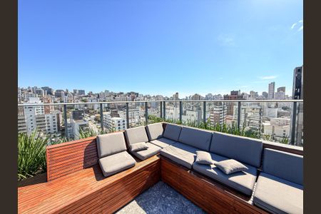 Studio para alugar com 24m², 1 quarto e sem vagaTerraço