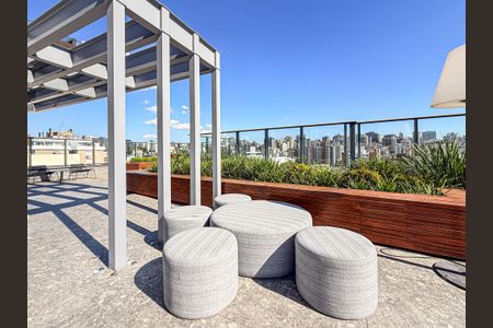 Studio para alugar com 24m², 1 quarto e sem vagaTerraço