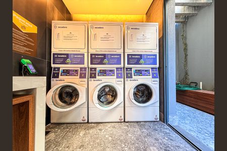 Studio para alugar com 24m², 1 quarto e sem vagaLavanderia