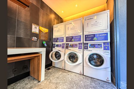 Studio para alugar com 24m², 1 quarto e sem vagaLavanderia