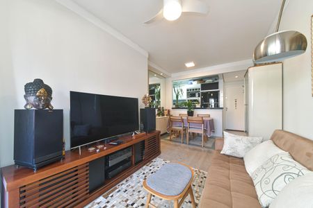 Sala de apartamento à venda com 2 quartos, 55m² em Chácara Santo Antônio (zona Sul), São Paulo