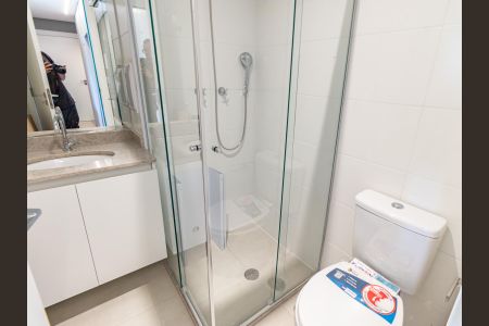 Banheiro de apartamento para alugar com 1 quarto, 32m² em Alto da Mooca, São Paulo