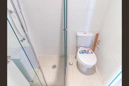 Banheiro de apartamento para alugar com 1 quarto, 32m² em Alto da Mooca, São Paulo