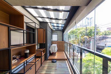 Varanda de apartamento à venda com 2 quartos, 74m² em Vila Olímpia, São Paulo