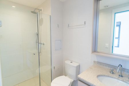 Studio para alugar com 32m², 1 quarto e sem vagaBanheiro da Suíte