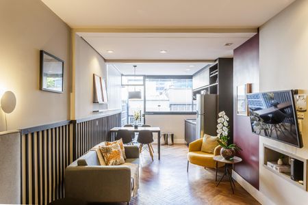 Studio à venda com 60m², 1 quarto e 1 vagaSala/Quarto