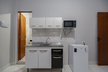 Cozinha do Studio de kitnet/studio para alugar com 1 quarto, 14m² em Parque Assuncao, Taboão da Serra