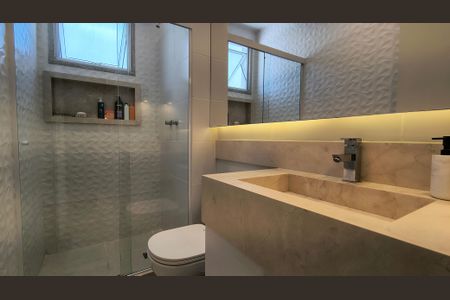 Apartamento à venda com 79m², 3 quartos e 2 vagasBanheiro da Suíte 