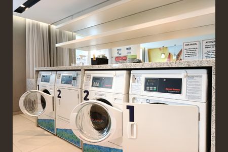 Studio para alugar com 32m², 1 quarto e 1 vagaLavanderia