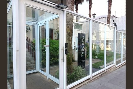 Studio para alugar com 32m², 1 quarto e 1 vagaEntrada do condomínio