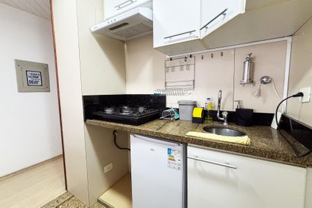 Studio para alugar com 45m², 1 quarto e 1 vagacozinha