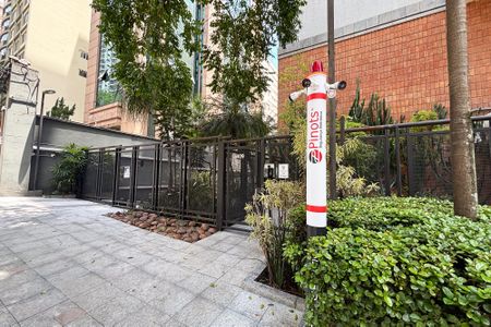 Studio para alugar com 45m², 1 quarto e 1 vagafachada do predio