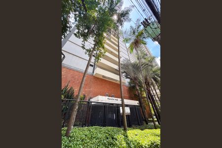 Studio para alugar com 45m², 1 quarto e 1 vagafachada do predio