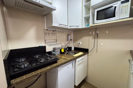Studio para alugar com 45m², 1 quarto e 1 vagacozinha