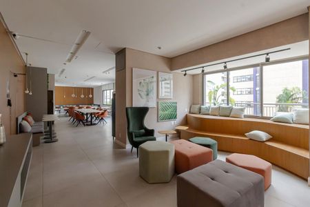 Apartamento para alugar com 24m², 1 quarto e sem vagaÁrea Comum - Sala de TV