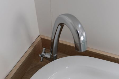 Banheiro de kitnet/studio para alugar com 1 quarto, 38m² em Jardim São Paulo, São Paulo