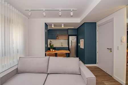 Sala de apartamento à venda com 2 quartos, 63m² em Petrópolis, Porto Alegre