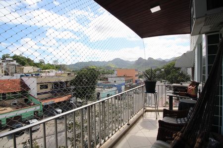 Varanda de apartamento à venda com 3 quartos, 84m² em Taquara, Rio de Janeiro