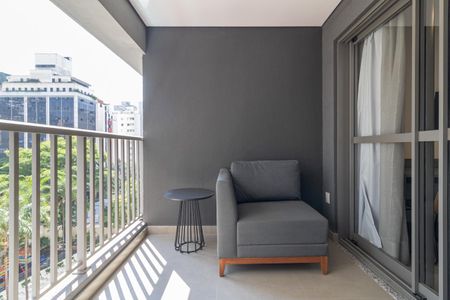 Studio para alugar com 26m², 1 quarto e 1 vagaVaranda