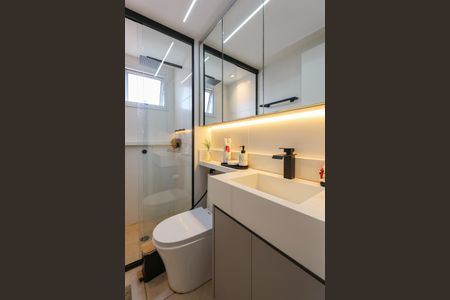 Apartamento à venda com 41m², 1 quarto e 1 vaga Apartamento à venda com 41m², 1 quarto e 1 vagaBanheiro da Suíte