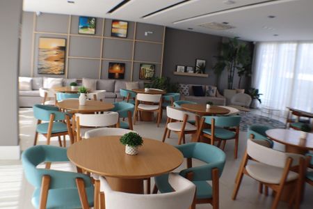 Apartamento para alugar com 44m², 2 quartos e 1 vagaÁrea comum - Salão de festas