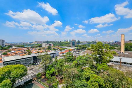 Vista da Sala de apartamento à venda com 1 quarto, 59m² em Santo Amaro, São Paulo