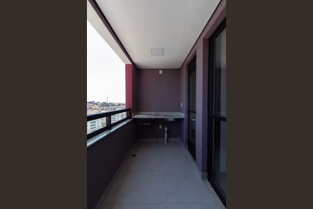 Varanda Sala  de apartamento para alugar com 1 quarto, 46m² em Jardim Guaruja, Sorocaba