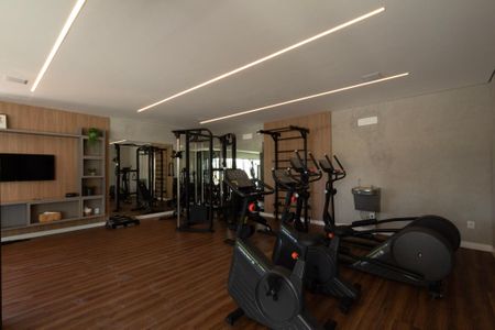 Apartamento para alugar com 46m², 1 quarto e 1 vaga Apartamento para alugar com 46m², 1 quarto e 1 vagaÁrea comum - Academia