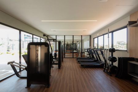 Apartamento para alugar com 46m², 1 quarto e 1 vaga Apartamento para alugar com 46m², 1 quarto e 1 vagaÁrea comum - Academia