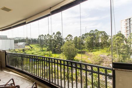 Varanda de apartamento para alugar com 3 quartos, 139m² em Tamboré, Santana de Parnaíba