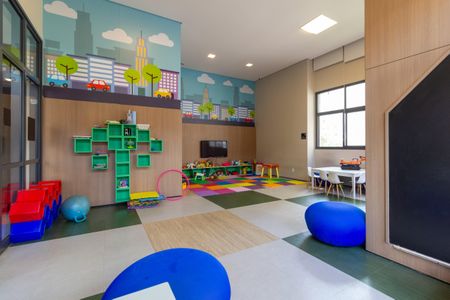 Apartamento para alugar com 73m², 1 quarto e 1 vaga Apartamento para alugar com 73m², 1 quarto e 1 vagaÁrea comum - Briquedoteca