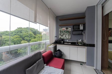 Studio para alugar com 25m², 1 quarto e 1 vagaSacada