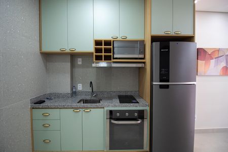 Cozinha de apartamento à venda com 1 quarto, 33m² em Butantã, São Paulo