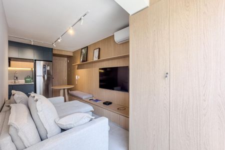 Sala de apartamento para alugar com 1 quarto, 33m² em Pinheiros, São Paulo