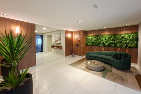 Apartamento para alugar com 85m², 2 quartos e 1 vagaHall social