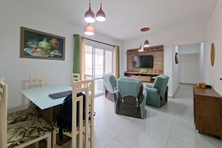 Sala de apartamento para alugar com 2 quartos, 85m² em Canto do Forte, Praia Grande