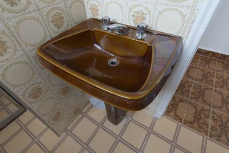 Banheiro de apartamento à venda com 1 quarto, 33m² em Santa Ifigênia, São Paulo