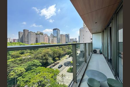 Studio para alugar com 50m², 1 quarto e 1 vaga Studio para alugar com 50m², 1 quarto e 1 vagaVaranda