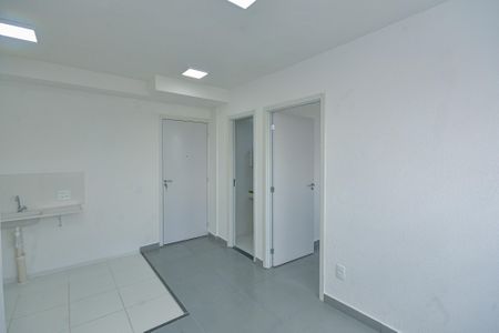 Sala de apartamento para alugar com 1 quarto, 34m² em Veleiros, São Paulo