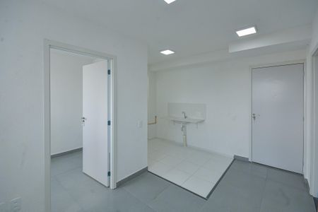 Sala de apartamento para alugar com 1 quarto, 34m² em Veleiros, São Paulo