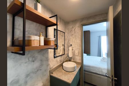 Studio para alugar com 31m², 1 quarto e sem vaga Studio para alugar com 31m², 1 quarto e sem vagaBanheiro