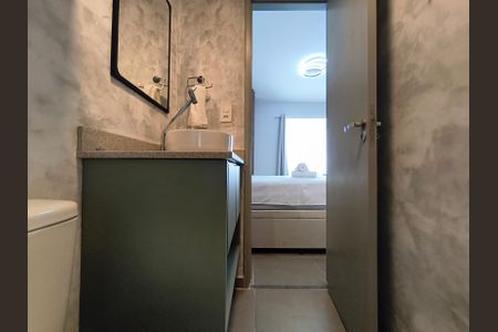 Studio para alugar com 31m², 1 quarto e sem vaga Studio para alugar com 31m², 1 quarto e sem vagaBanheiro